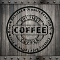 thumbnail image 2 of LightBoxJournal 20x20 Black Ornate Wood Framed with Double Matting Museum Art Print Titled - Coffee Signs V2, 2 of 4