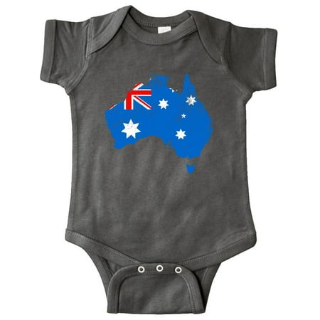 

Inktastic Aussie Map Flag Gift Baby Boy or Baby Girl Bodysuit