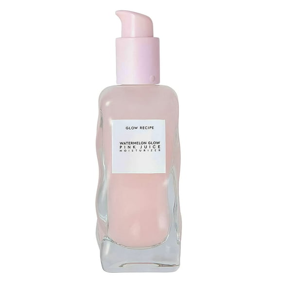 Glow Recipe Watermelon Glow Pink Juice Face Moisturizer - Amino Acid-Rich Skin Care, Watermelon Dark Spot Corrector, Anti Aging Hydrating Hyaluronic Acid Moisturizer - Oil-Free, Lightweight (60ml)