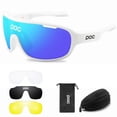 thumbnail image 4 of ZHAOCHENG Gafas de ciclismo POC de 4 piezas, montura completa para deportes al aire libre P9, 4 of 4