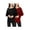 Black-Burgundy, variant on Women's Solid Stretch Dolman Tops (Pack of 2) Lightweight and Relaxed Fit