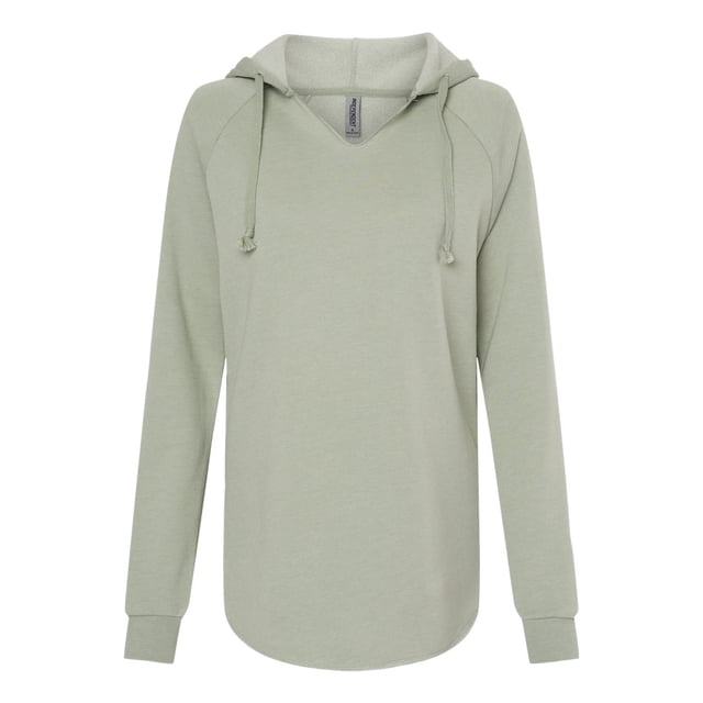 Independent Trading Co. PRM2500 Sweat à Capuche Léger pour Femmes California Wave Wash