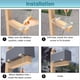 thumbnail image 4 of Soporte de Montaje de Buzón de Metal Grande para Buzones con Piso de 8 Pulgadas de , 4 Piezas, 4 of 5
