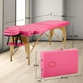 thumbnail image 6 of BestMassage Foldable &Portable Massage Table, 73 Inches, Pink, 6 of 6