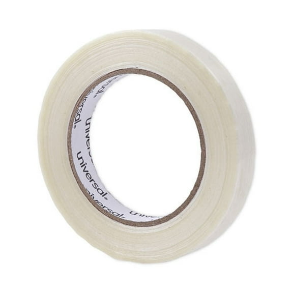 Universal 120# Utility Grade Filament Tape, 3" Core, 18 mm x 54.8 m, Clear