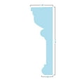 thumbnail image 6 of Ekena Millwork 45" Bottom Width x 46 1/8" Top Width x 3 1/2"H x 7/8"P Bedford Crosshead, 6 of 24