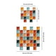 thumbnail image 2 of Wosthever Adhesivo de pared de mosaico de 10 piezas, adorno para habitación del hogar, pegatina de azulejo 3D, accesorio de diseño de escena, Decoración del hogar Azul 10*10*20 piezas, 2 of 6