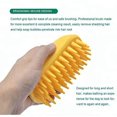 2Pcs Pet Bath Brush Rubber Comb Hair Removal Brush Pet Dog Cat Grooming