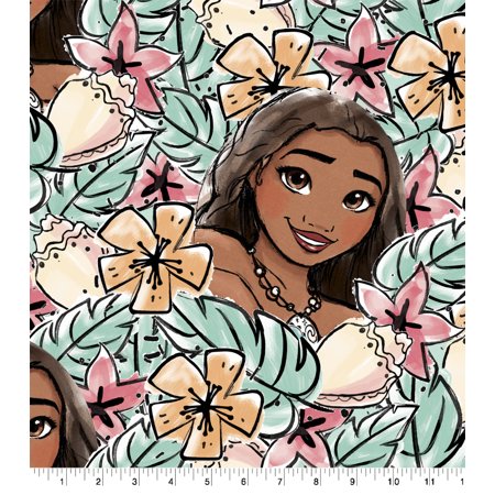 UPC: 0887816347891 | Disney Moana Island Vibes Fleece Fabric