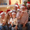 thumbnail image 6 of Behome 2 Pack Christmas Hat, Unisex Velvet Santa Hat for Adults, Thicken Fur Xmas Hat for New Year Festive Party, 6 of 6