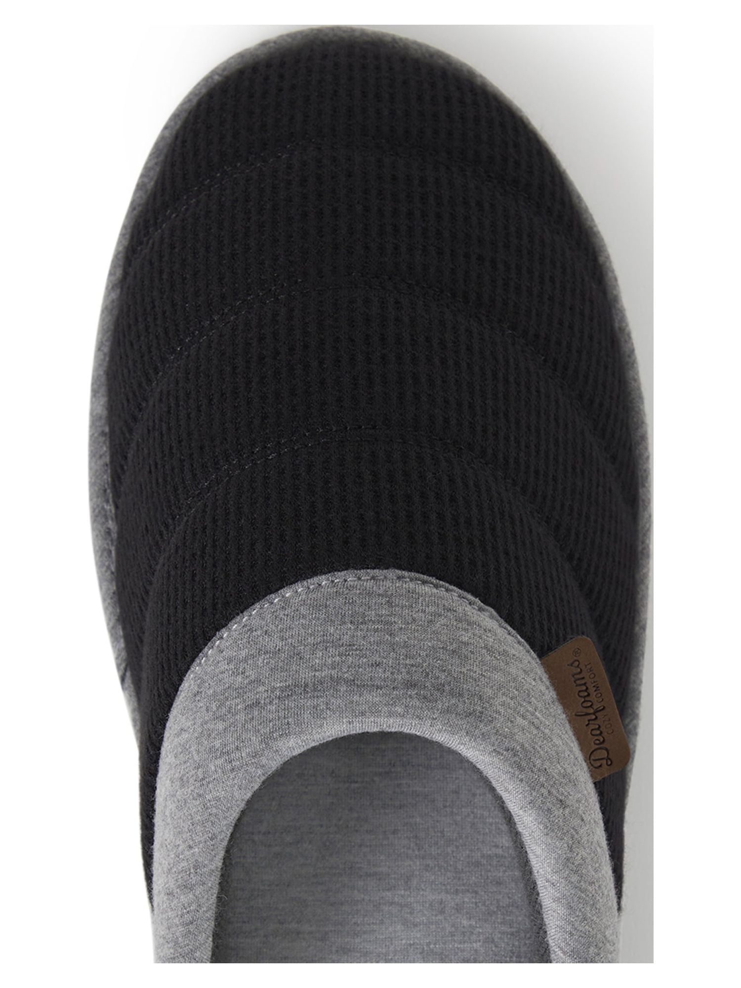 Dearfoams Cozy Comfort Men's Bound Knit Clog Slippers