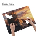 thumbnail image 2 of 1000-Piece Wooden Jigsaw Puzzle for Adults - Lion Rock Sunset Golden Hour , Fun & Challenging Brain Teaser, Stylish Home Decor & Unique Gift, 2 of 7