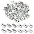 thumbnail image 1 of M10 Demi-Rond Rouleau en Ressort Écrous en T Série 4545 Acier au Carbone Fente en T Écrous à Ressort Argent, 50 Pcs, 1 of 7