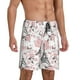 thumbnail image 2 of Fotbe Paris Pantalones Cortos de Pijama para Hombre, Ropa de Dormir, Pantalones de Pijama Cortos para Hombre-Small, 2 of 6
