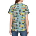 thumbnail image 7 of Wukai Hawaiian Style Youth Unisex Short Sleeve T-Shirt for Boys, Girls, Teens, and Kids-X-Large, 7 of 7