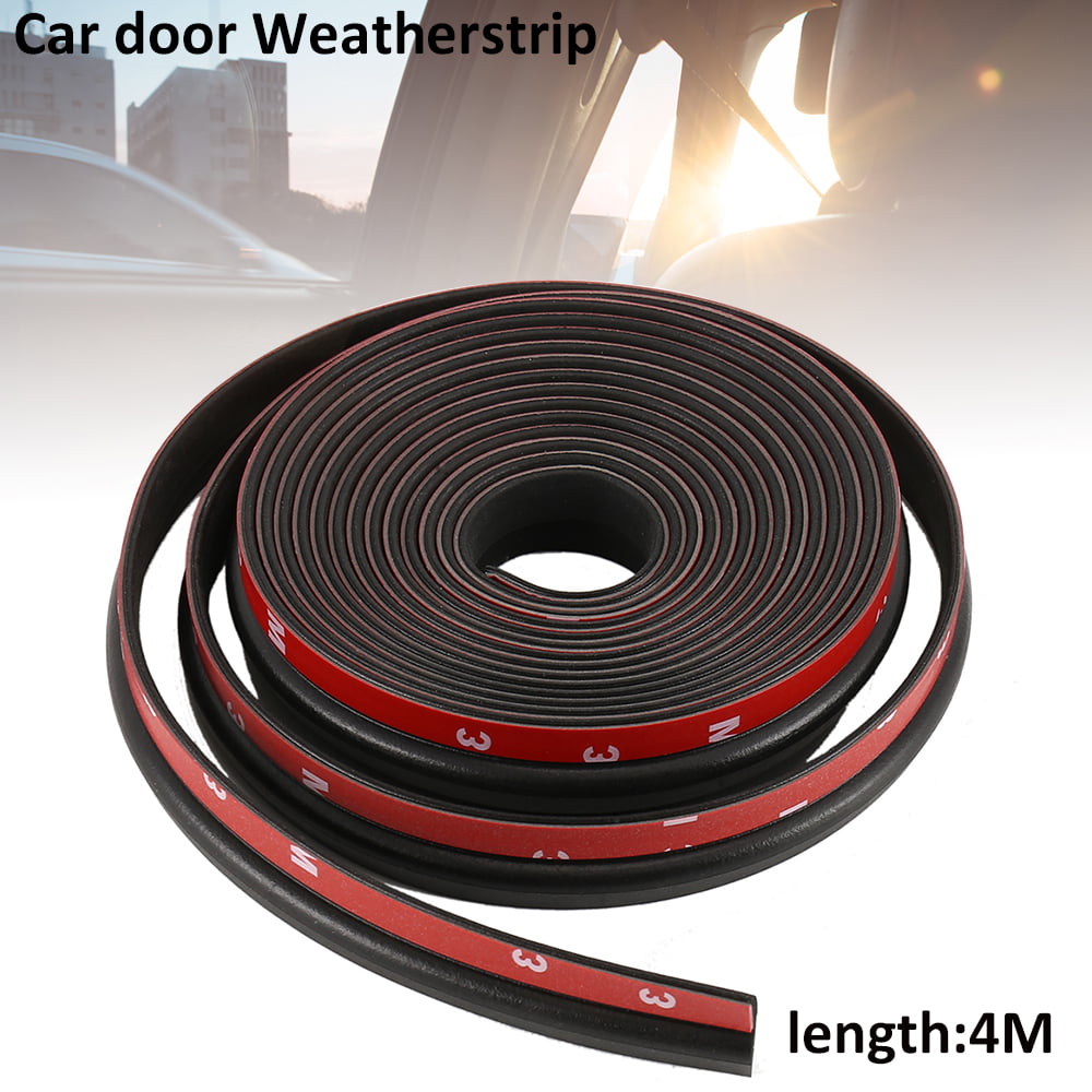 4M D-Shaped Door Rubber Weather Seal Hollow Strip Dust-proof Car Truck 