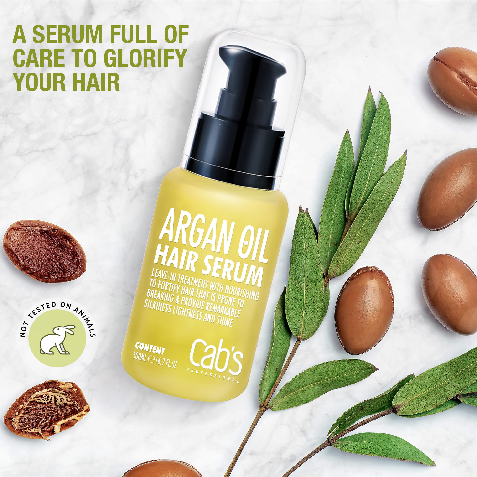 Cab's Moroccan Argan Oil Hair Serum, 1.69 oz photo 5