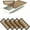 Brown, variant on IUU 5 Pack 5.1 x 11.3 Inch Magnetic Vent Covers Screen, Air Vent Filters with Durable PVC Frame, Washable Mesh Screen for Home, Floor Registers & Vents Secure Fit, Easy Installation, Black