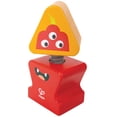 thumbnail image 7 of Hape: Building Block Monster Buddies - 3 Colorful Wooden Block Monster Characters, Match Head & Body Pieces, Twist-On Pieces, Toddlers & Kids Ages 2+, 7 of 7