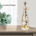 thumbnail image 4 of VIFERR Spinning Candle Holder Rotating Candlestick Set for Romantic Wedding Christmas Party Gold Snowflake, 4 of 8