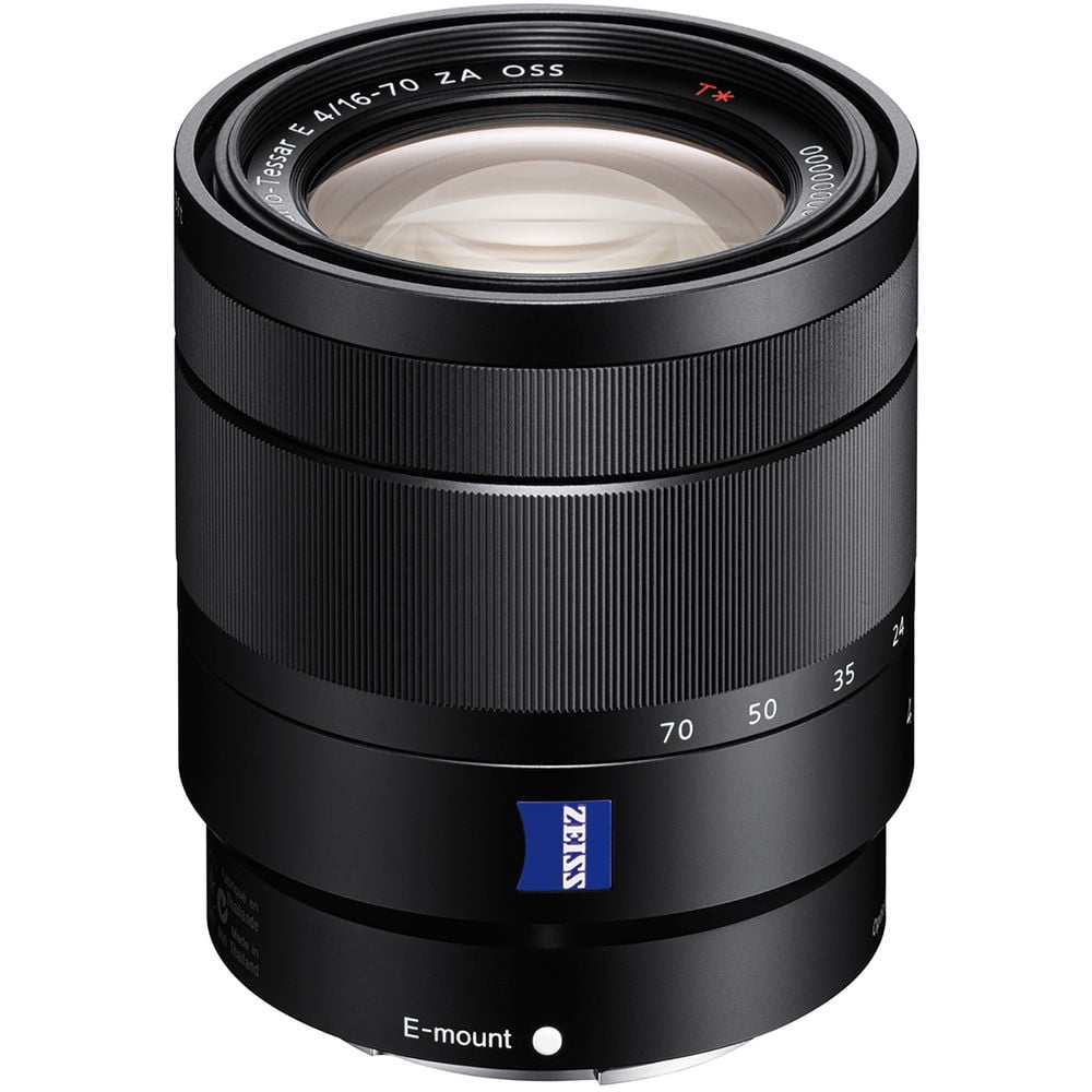 Sony Vario-Tessar T E 16-70mm f/4 ZA OSS Lens + Filters + Cap