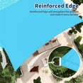 thumbnail image 5 of Sun Shade Sail 16'x20' Rectangle, Shade Cloth Canopy & Sunshade for Patio - UV Block Outdoor Shade Sail for Backyard, Deck, Garden, Yard and Facilities,Blue, 5 of 9