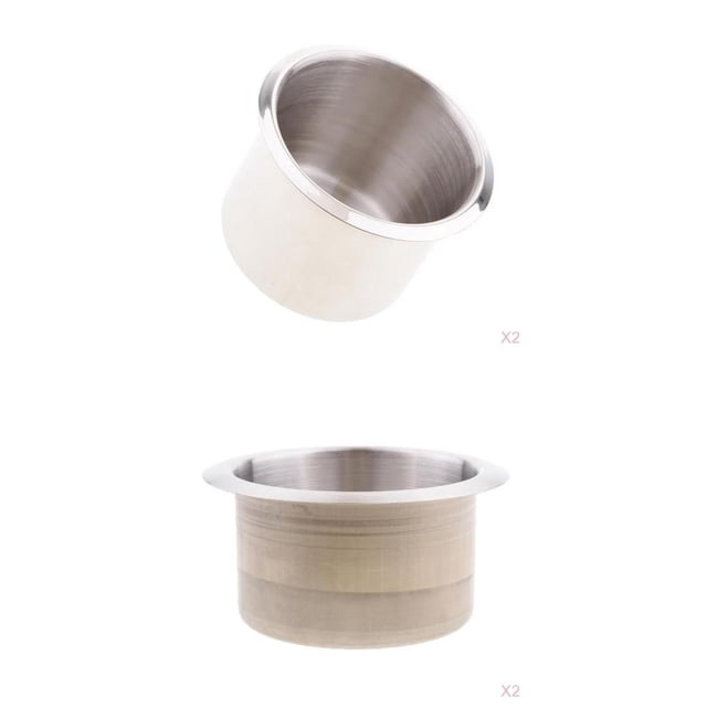 Paquete de 2 Bases de Soporte de Botella de Bebida Sunnimix para Universal de Barco RV 68 + 85 Mm