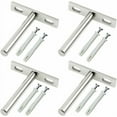 thumbnail image 1 of Soportes invisibles para estantes, soportes de hierro niquelado de alta calidad para un efecto flotante, soportes resistentes de 3 pulgadas, adecuados para todo tipo de paredes, 1 of 5