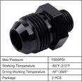 thumbnail image 4 of GFDYREE Adaptateur de Raccord Torique Mâle 10AN vers AN6 ORB 2 Pcs, 4 of 5