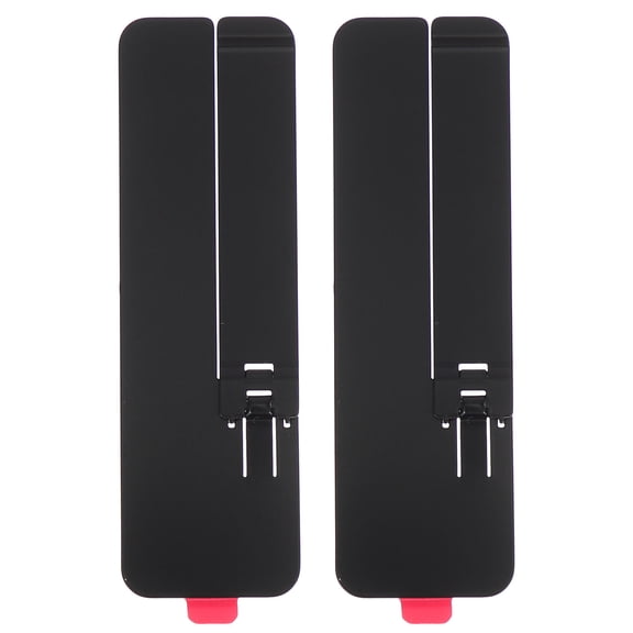 WEAVILUX Mobile Phone Holder Back Stick Supports Black 2 Pieces Phone Stand Accessories