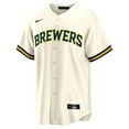 thumbnail image 2 of Men's Nike Joey Ortiz White Milwaukee Brewers Home Replica Jersey, 2 of 3