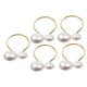 thumbnail image 1 of 6 anillos porta servilletas con hebillas, elegantes y modernos, decorativos de metal para comedor. Dorado, 1 of 9
