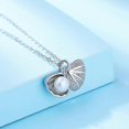 thumbnail image 3 of Collar de perla/piedra lunar de plata de ley 925 Yashi, 3 of 4