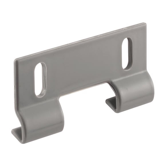Guía inferior para puerta de ducha Prime-Line, sin marco, de plástico gris
