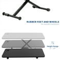 thumbnail image 3 of VIVO Small Single Top Height Adjustable 28" Standing Desk Laptop Riser, 3 of 8