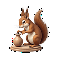 thumbnail image 5 of Cartoon Squirrel Theme Stickers, Waterproof Squirrel Theme Sticker for Water Bottle Laptop Phone Cases Planner Skateboard Luggage Helmet Party Favor Decor, Ideal for Adults Teens Teacher Rewards, 5 of 9
