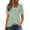 Green, variant on ATENAR T Shirts for Women Loose Summer Tops for Women Short Sleeve Tee Green XL