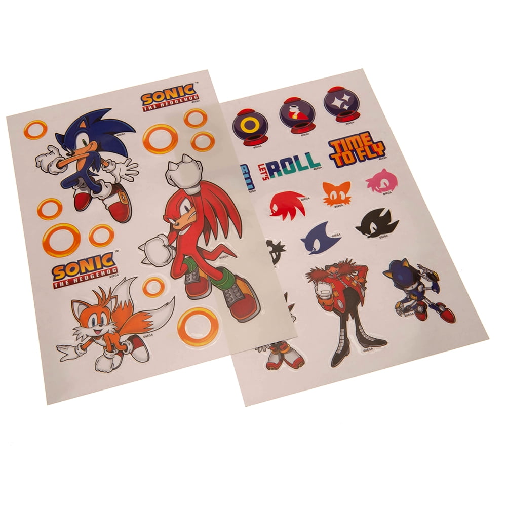 Erik Official Sonic Gadget Decals - 56 Waterproof & Removable Stickers -  Laptop Stickers - Cute Stickers - Stickers for Children - Stickers for  Adults