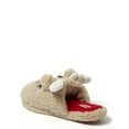 thumbnail image 3 of Dearfoams Cozy Comfort Unisex Reindeer Critter Scuff Slippers, 3 of 6