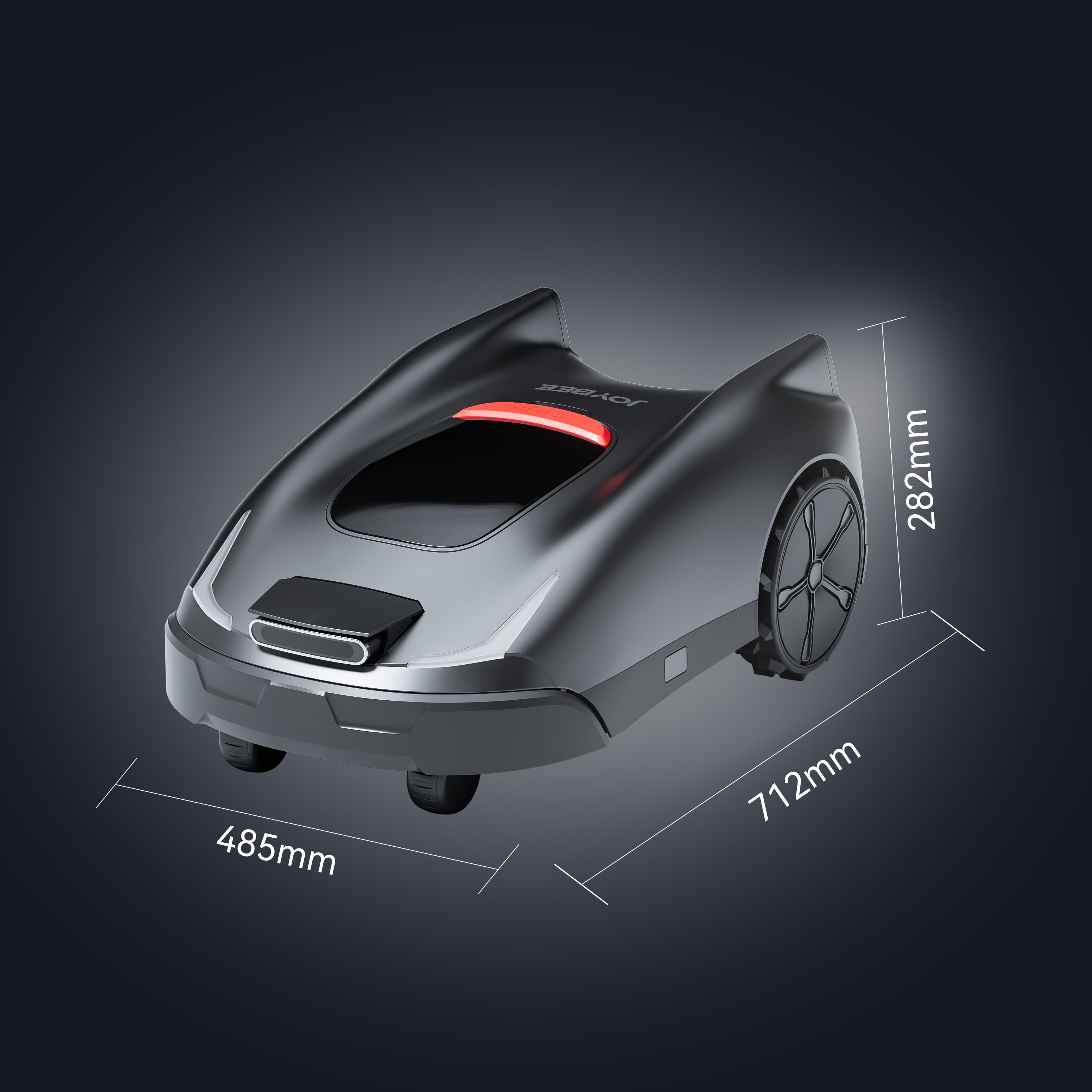Smart RTK Robot Mower, App Virtual Boundaries, 3D TOF Obstacle Avoidance , 25-60 mm Height , 2000 m²/Day