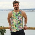 thumbnail image 6 of Salouo Blooming Cactus for Men's Tank Tops,Sleeveless Muscle Shirts for Men Quick Dry Workout Tank Top Gym Muscle Tee Fitness Bodybuilding Sleeveless T Shirt-Medium, 6 of 7