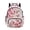 Butterfly Peach Blossom Print Pink, variant on SCRAWLGOD Marble Print Teal Golden 17 inch Backpack for Women Men Large College Bookbags Kids School Bag for Girls Boys Multi-Pocket Portable Large Daypack Sport