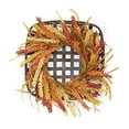 thumbnail image 2 of Set of 2 Orange Round Contemporary Style Wreath and Wicker Wall Décor 20", 2 of 2