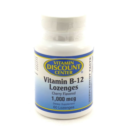 La vitamine B-12 par Vitamin Discount Center - 60 Pastilles