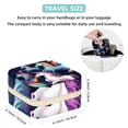thumbnail image 5 of Rainbow Unicorn Travel Portable Square Jewelry Organizer: Necklace Holder, Bracelet Holder, and More for Stylish Girls and Women, 5 of 6