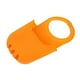 thumbnail image 2 of Soporte para teléfono de playa de silicona, ligero, elegante, hueco, decorativo, para lavabo Naranja, 2 of 9