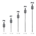 thumbnail image 1 of Dial Digital Test Indicator Contact Point Stem Rod Depth Gauge Measurer Tool Set, 1 of 1