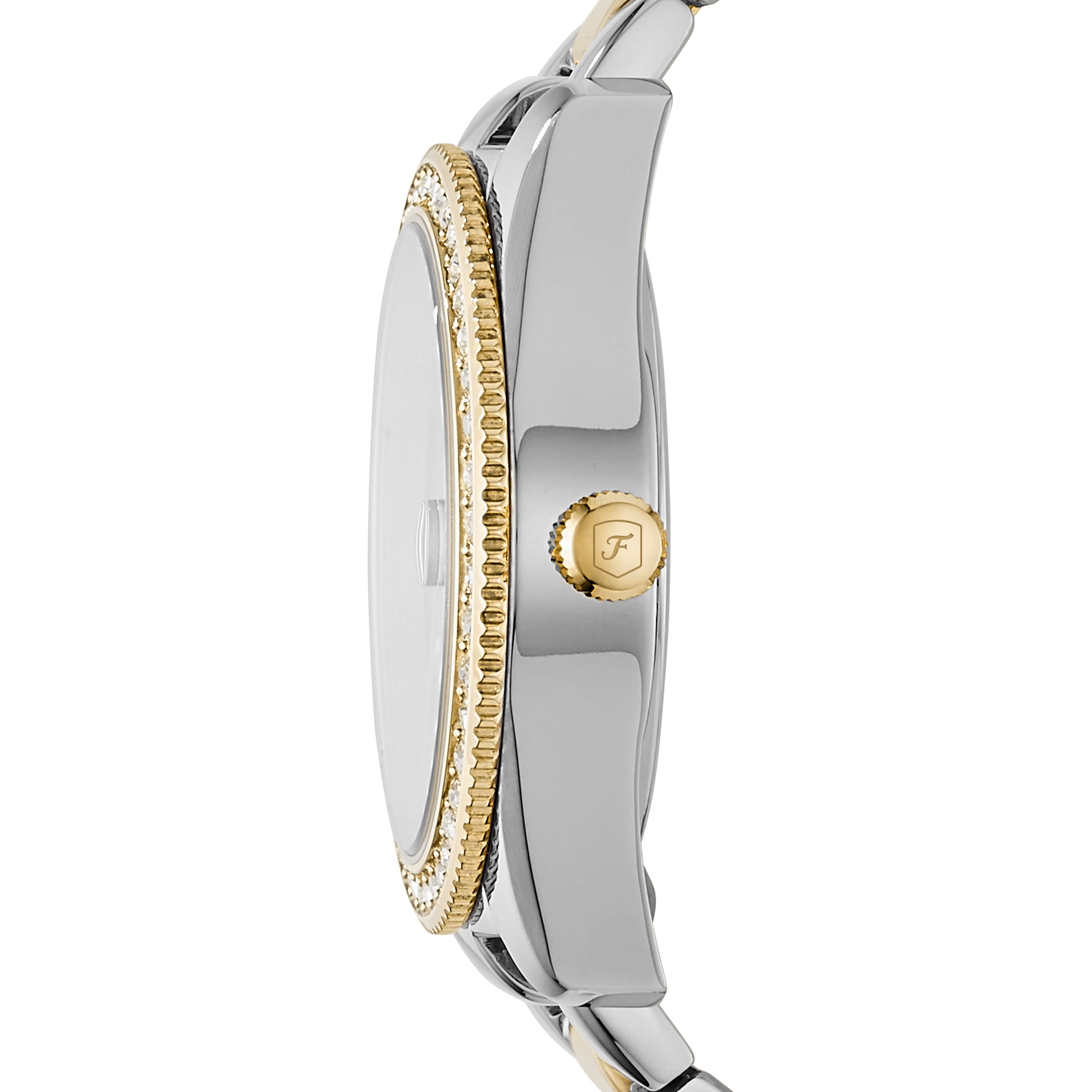 NWT Fossil Micro Scarlette Women\'s Gold Stainless Steel Sport Watch 28mm Amazon.com: Fossil Women main image 2