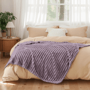 U by Bedsure Sea Fog Fleece Twin Blanket for Couch - Super Soft Cozy Blankets for Women, Girls, 60x80 inches