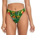 thumbnail image 1 of Gaeub Bas de Noël Mignons Imprimé Ours String pour Femmes, Culottes Invisibles, String Taille Basse, Strings Sans Couture, Culottes Respirantes-Petit, 1 of 6